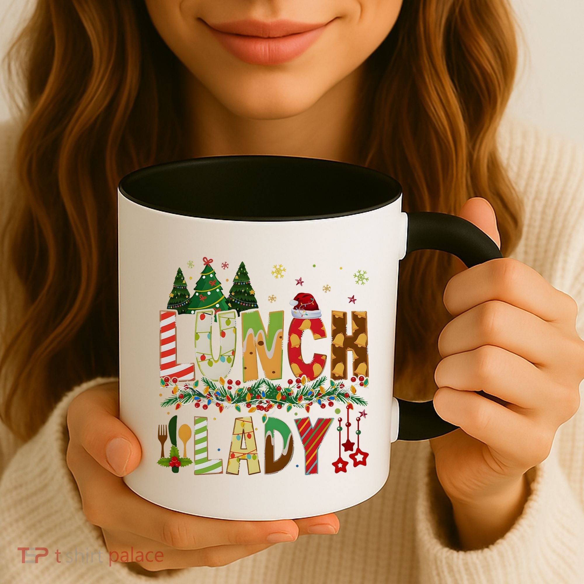 Christmas Lunch Lady Crew Holiday Season Matching Coffee Mug