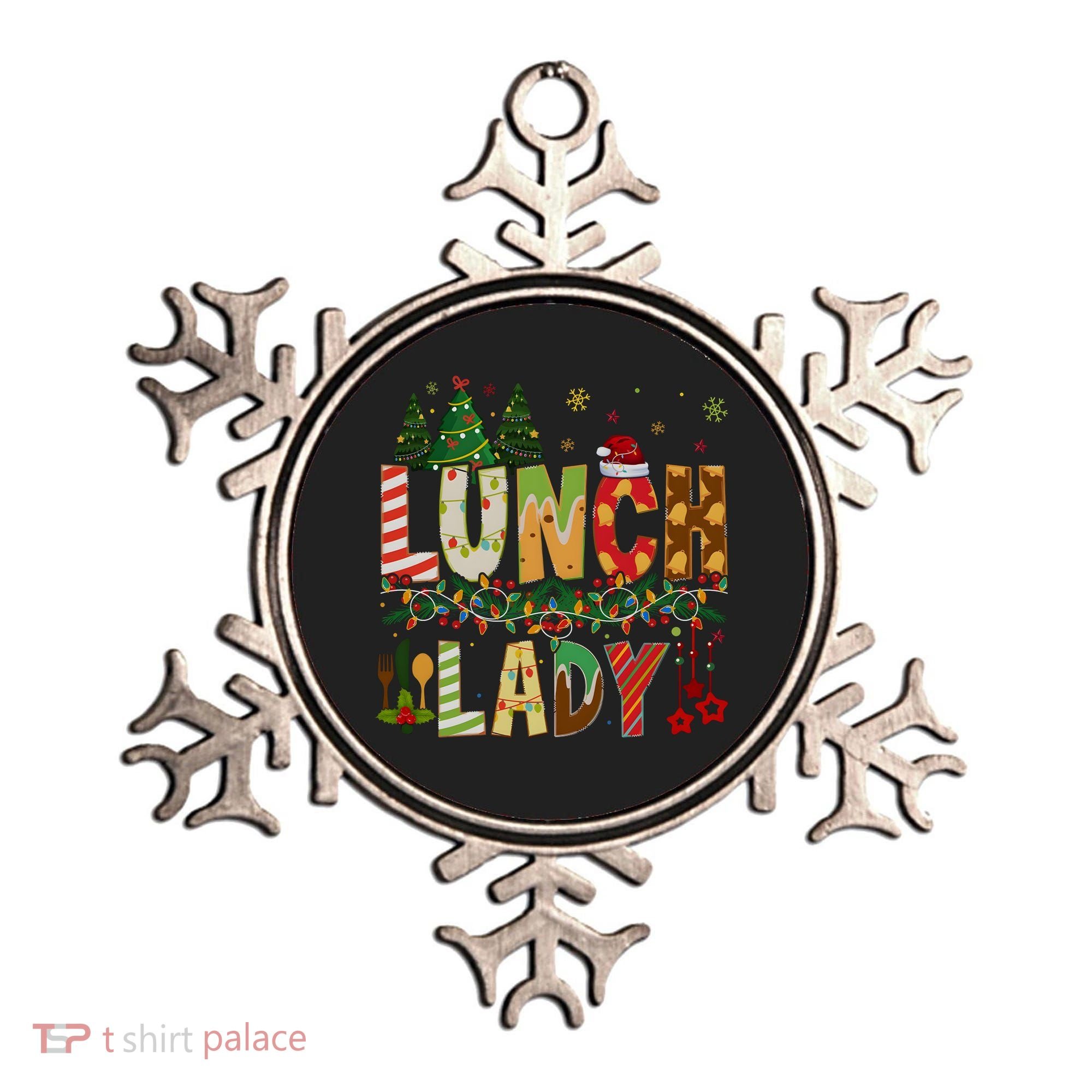 Christmas Lunch Lady Crew Holiday Season Matching Ornament