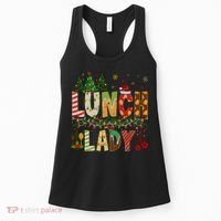 Christmas Lunch Lady Crew Holiday Season Matching Women's Tank Top thumb 0