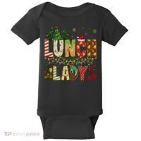 Christmas Lunch Lady Crew Holiday Season Matching Baby Bodysuit thumb 0