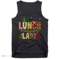 Christmas Lunch Lady Crew Holiday Season Matching Tank Top thumb 0