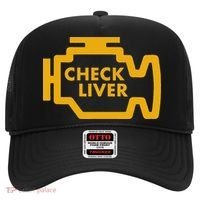 Check Liver Light Funny Drinking Hat thumb 0
