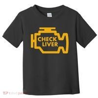Check Liver Light Funny Drinking Toddler T-Shirt thumb 0