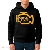 Check Liver Light Funny Drinking Kids Hoodie thumb 4