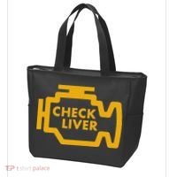 Check Liver Light Funny Drinking Tote Bag thumb 3