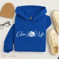 Cabin Life Log Cabin Gift Hoodie thumb 4