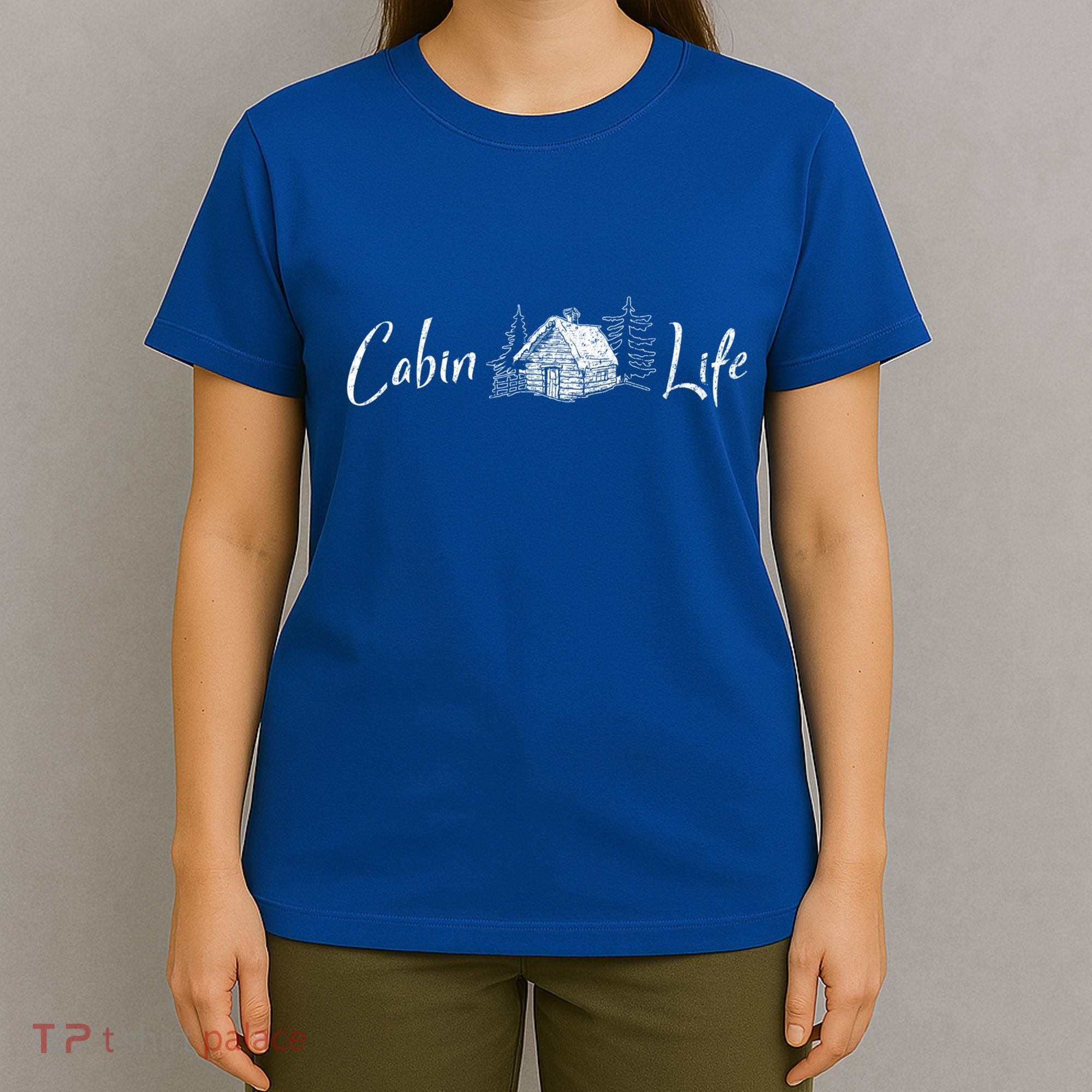 Cabin Life Log Cabin Gift T-Shirt