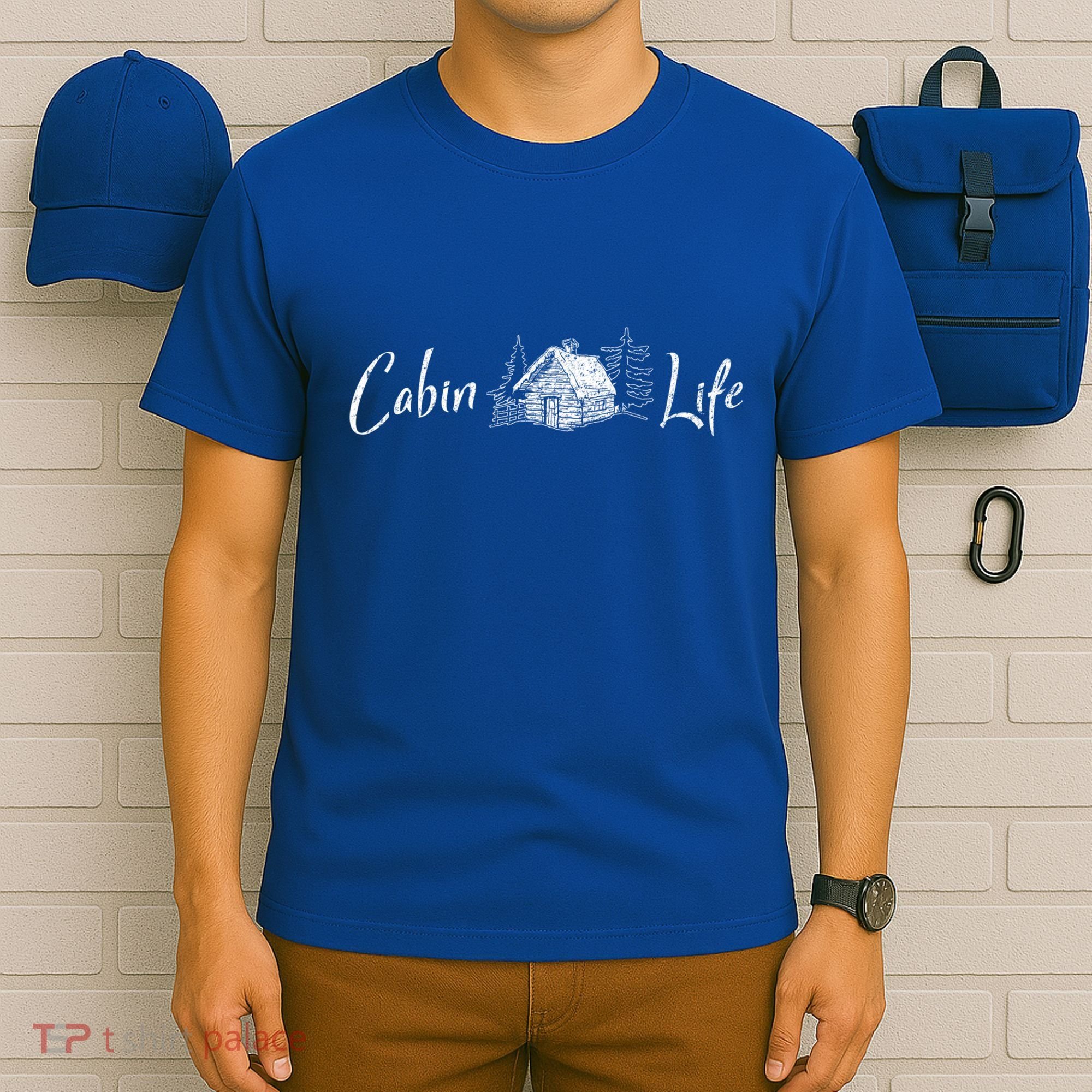 Cabin Life Log Cabin Gift T-Shirt