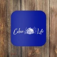 Cabin Life Log Cabin Gift Coaster thumb 0