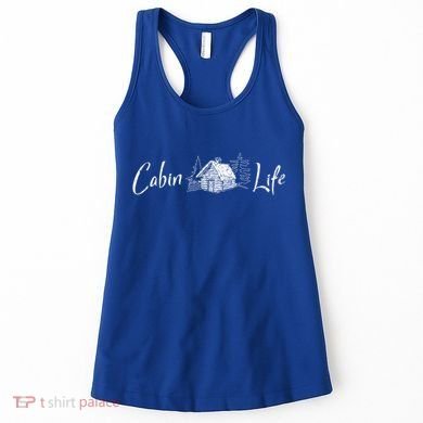 Cabin Life Log Cabin Gift Women's Tank Top