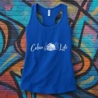 Cabin Life Log Cabin Gift Women's Tank Top thumb 3