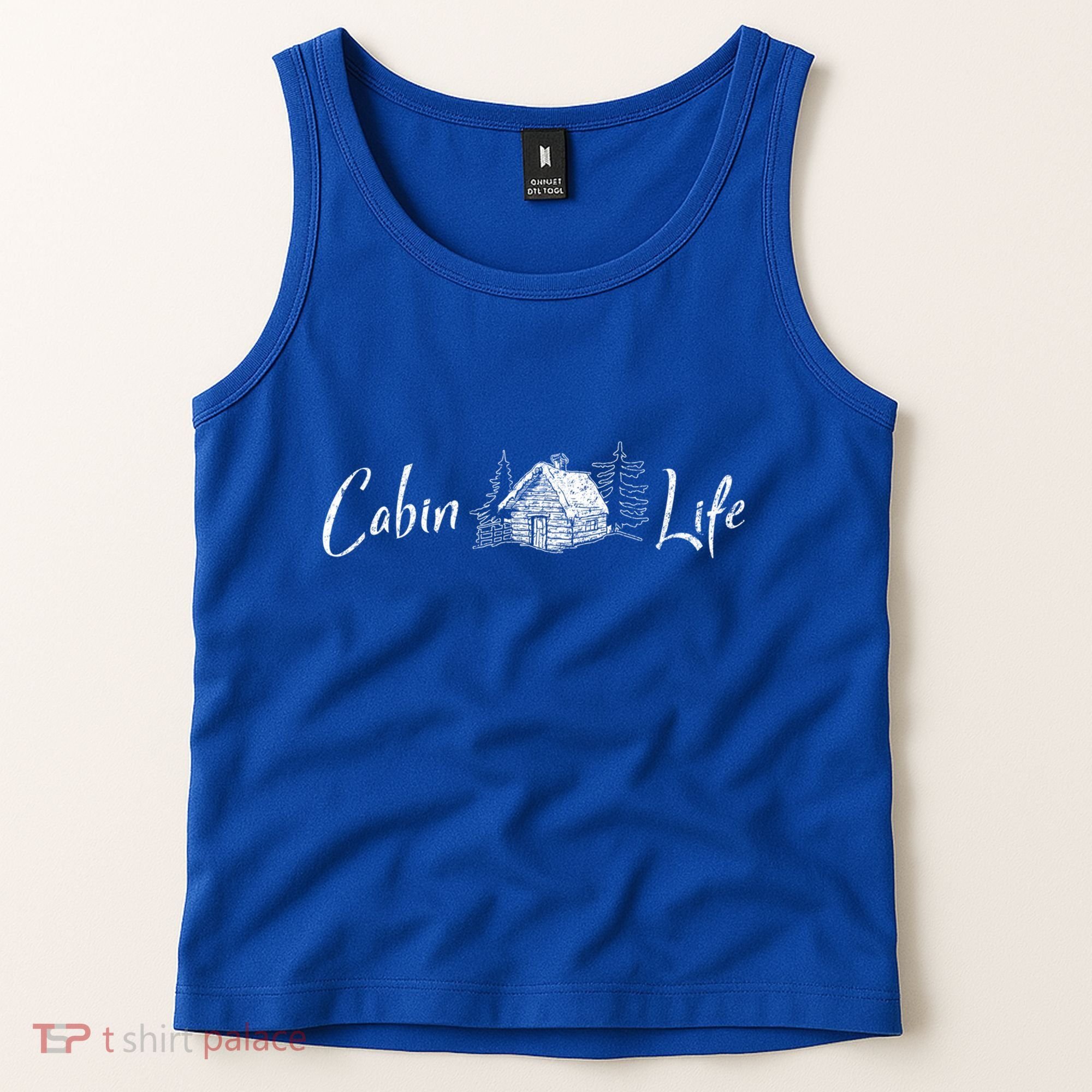 Cabin Life Log Cabin Gift Tank Top