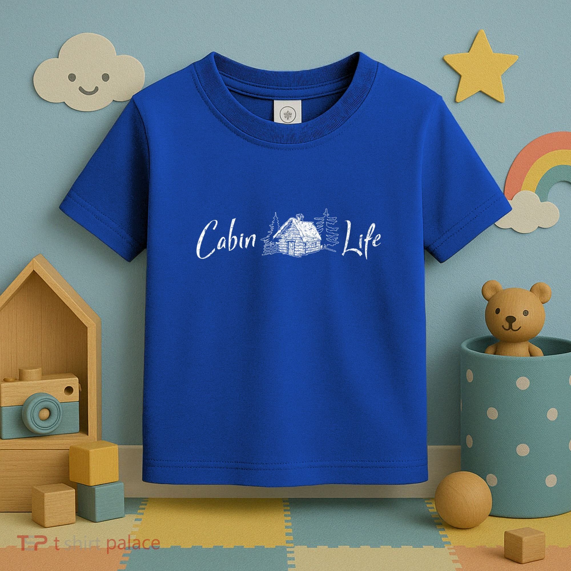Cabin Life Log Cabin Gift Toddler T-Shirt