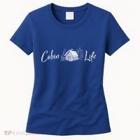 Cabin Life Log Cabin Gift Women's T-Shirt thumb 0