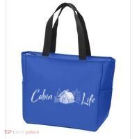 Cabin Life Log Cabin Gift Tote Bag thumb 3