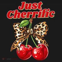 Cherry Lover Leopard Print Coquette Summer Just Cherrific Backpack thumb 2