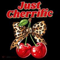 Cherry Lover Leopard Print Coquette Summer Just Cherrific Ornament thumb 1
