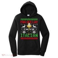 Christmas Leg Lamp Frageelay It Must Be Italian Ugly Sweater Gift Women's Hoodie thumb 0