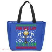 Christmas Leg Lamp Frageelay It Must Be Italian Ugly Sweater Gift Tote Bag thumb 0