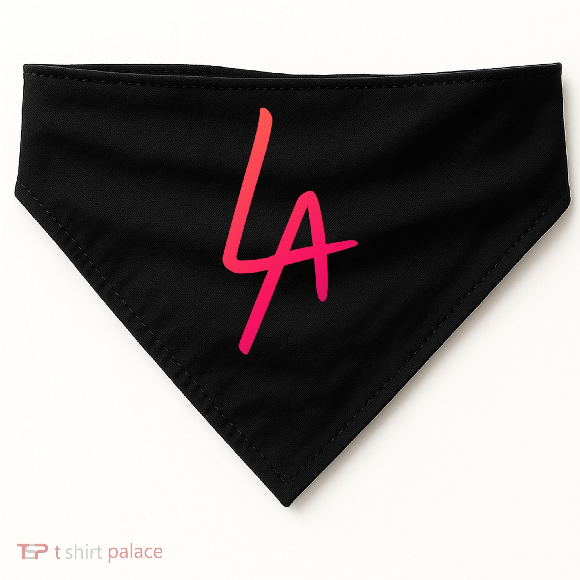 Cool La Letters Los Angeles Pride Trendy California Lovers Gift USA-Made Doggie Bandana