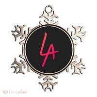 Cool La Letters Los Angeles Pride Trendy California Lovers Gift Ornament thumb 0