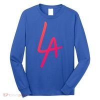 Cool La Letters Los Angeles Pride Trendy California Lovers Gift Long Sleeve Shirt thumb 0