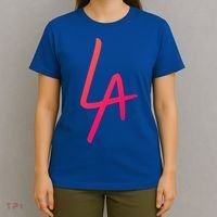 Cool La Letters Los Angeles Pride Trendy California Lovers Gift T-Shirt thumb 4