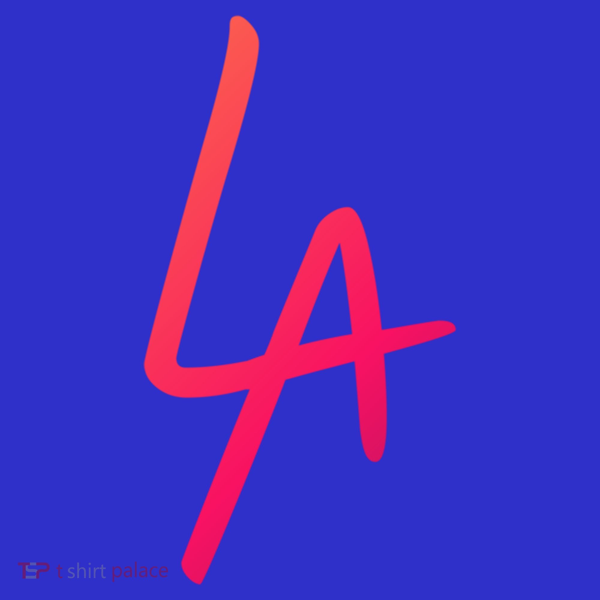 Cool La Letters Los Angeles Pride Trendy California Lovers Gift Polo