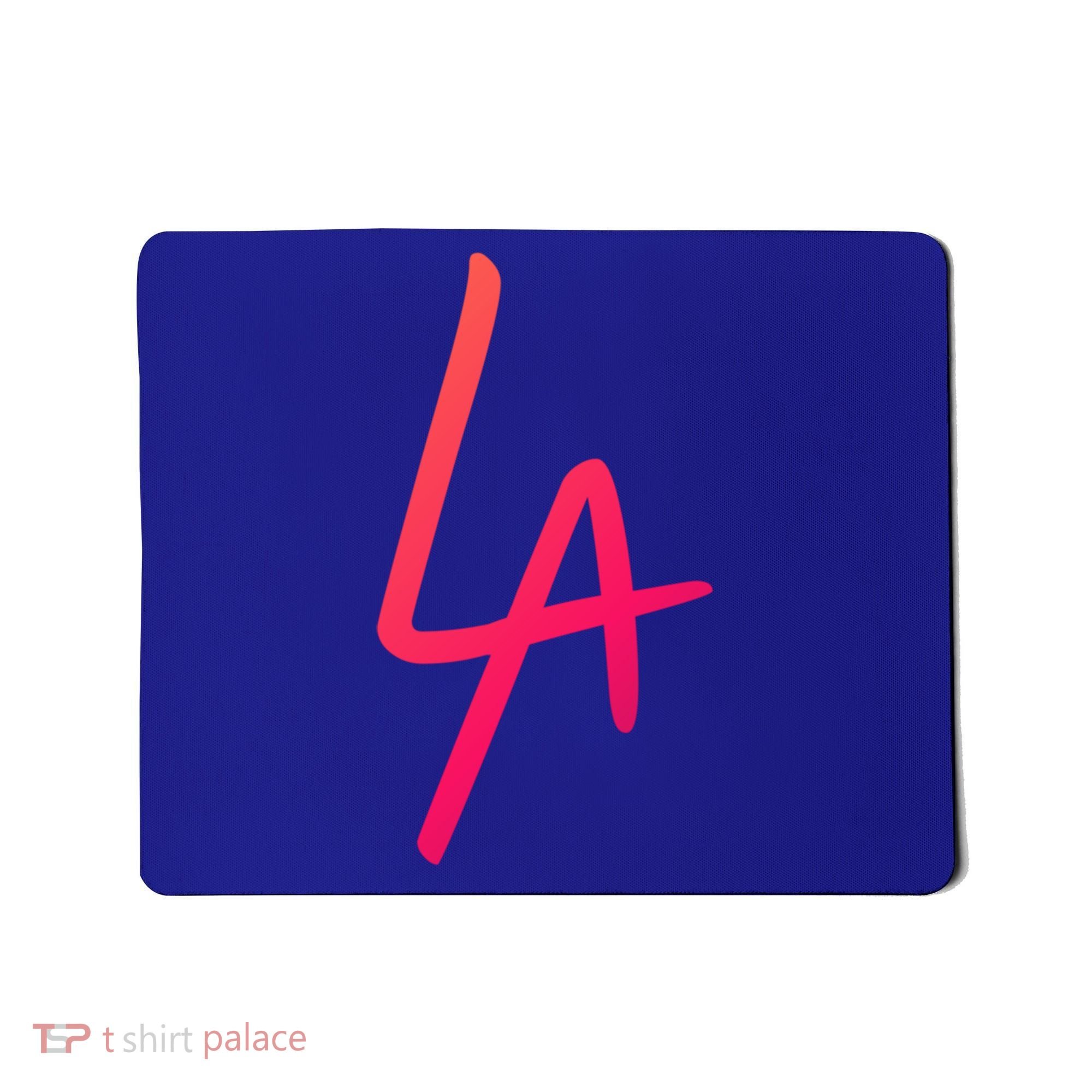 Cool La Letters Los Angeles Pride Trendy California Lovers Gift Mousepad