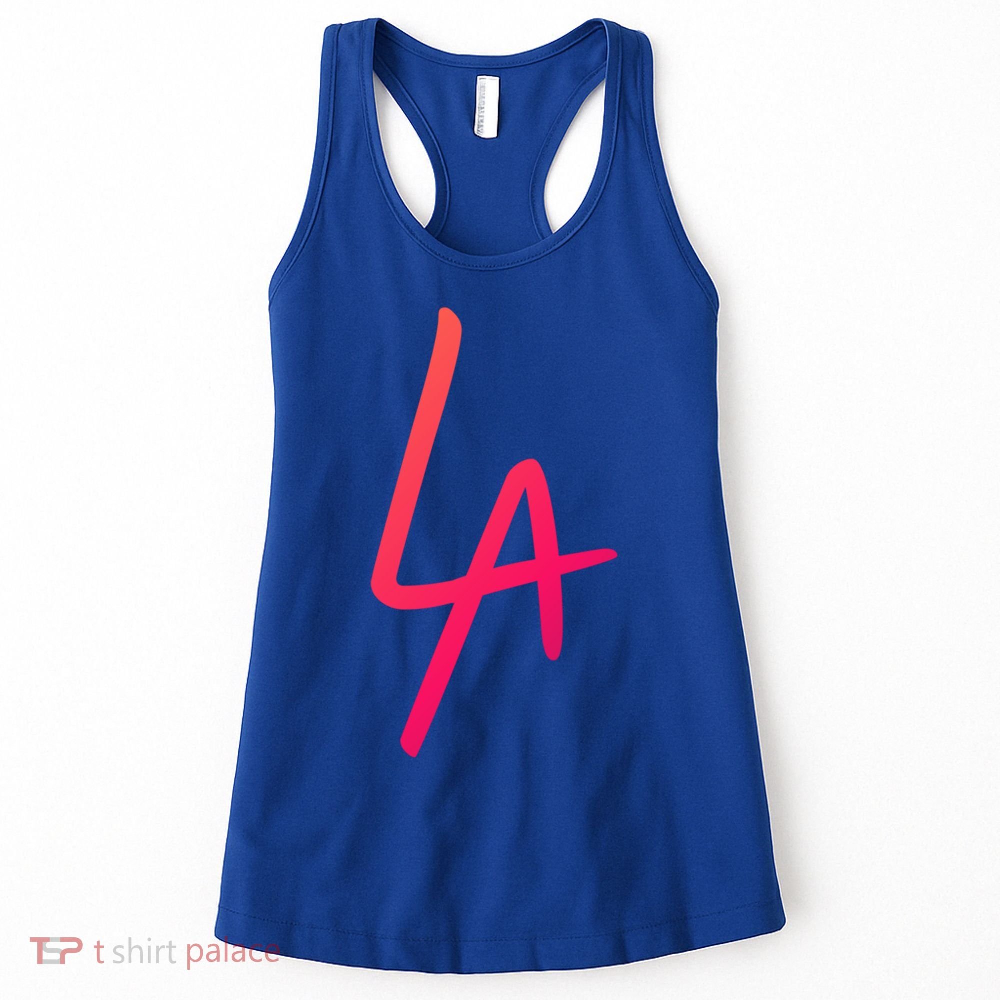 Cool La Letters Los Angeles Pride Trendy California Lovers Gift Women's Tank Top