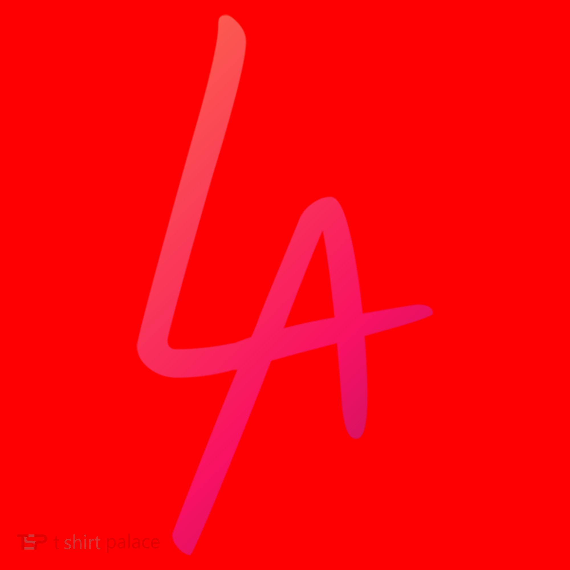 Cool La Letters Los Angeles Pride Trendy California Lovers Gift Santa Hat