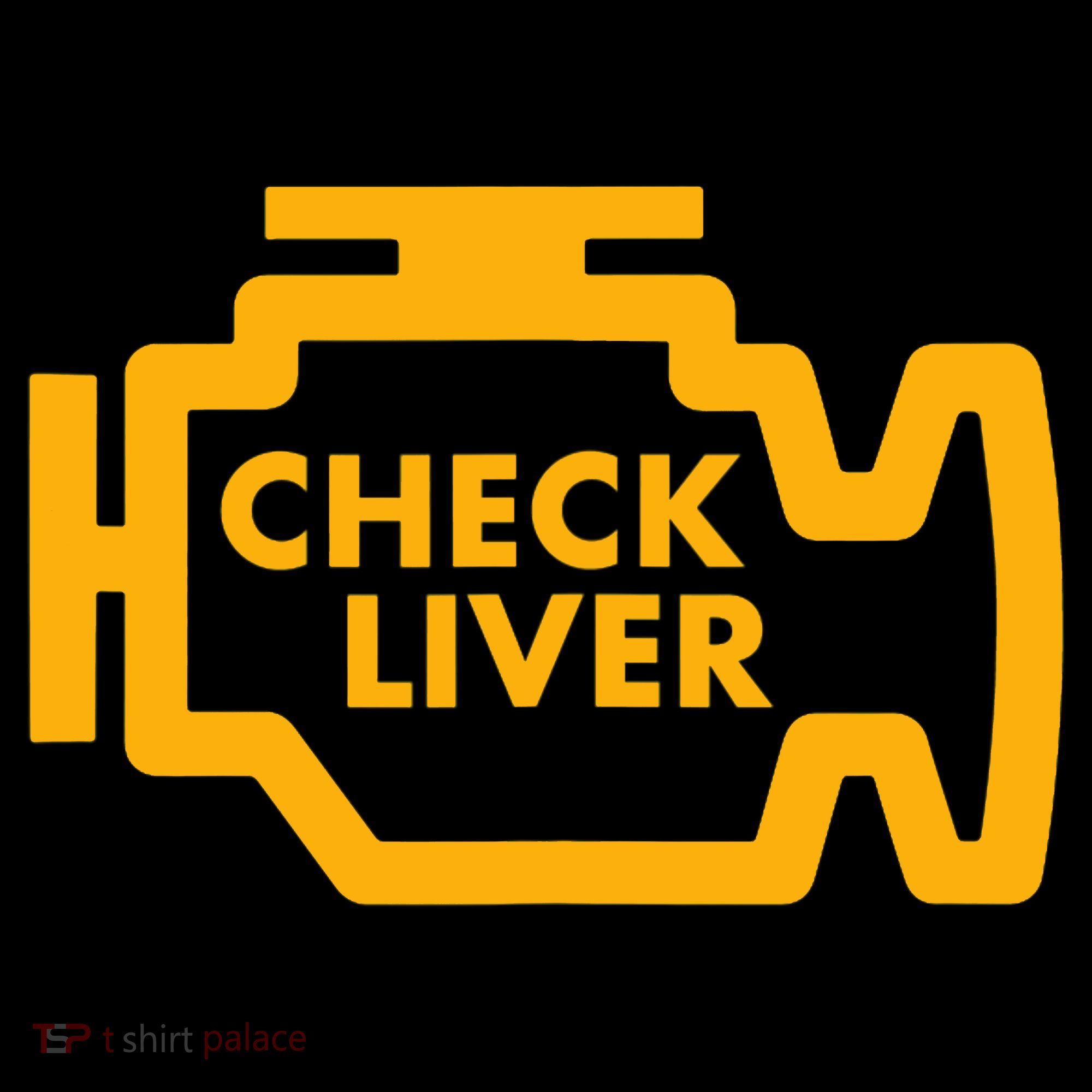 Check Liver Light Funny Drinking Tank Top Ornament