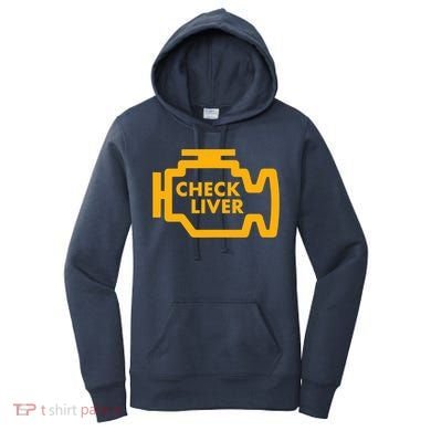 Check Liver Light Funny Drinking Tank Top Women's Hoodie