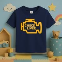 Check Liver Light Funny Drinking Tank Top Toddler T-Shirt thumb 3