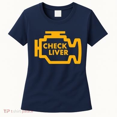 Check Liver Light Funny Drinking Tank Top Women's T-Shirt