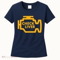 Check Liver Light Funny Drinking Tank Top Women's T-Shirt thumb 0