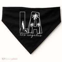 Classic LA Los Angeles Logo USA-Made Doggie Bandana thumb 0