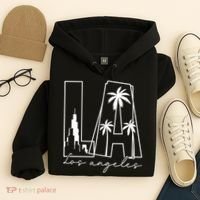 Classic LA Los Angeles Logo Hoodie thumb 4