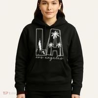 Classic LA Los Angeles Logo Hoodie thumb 5