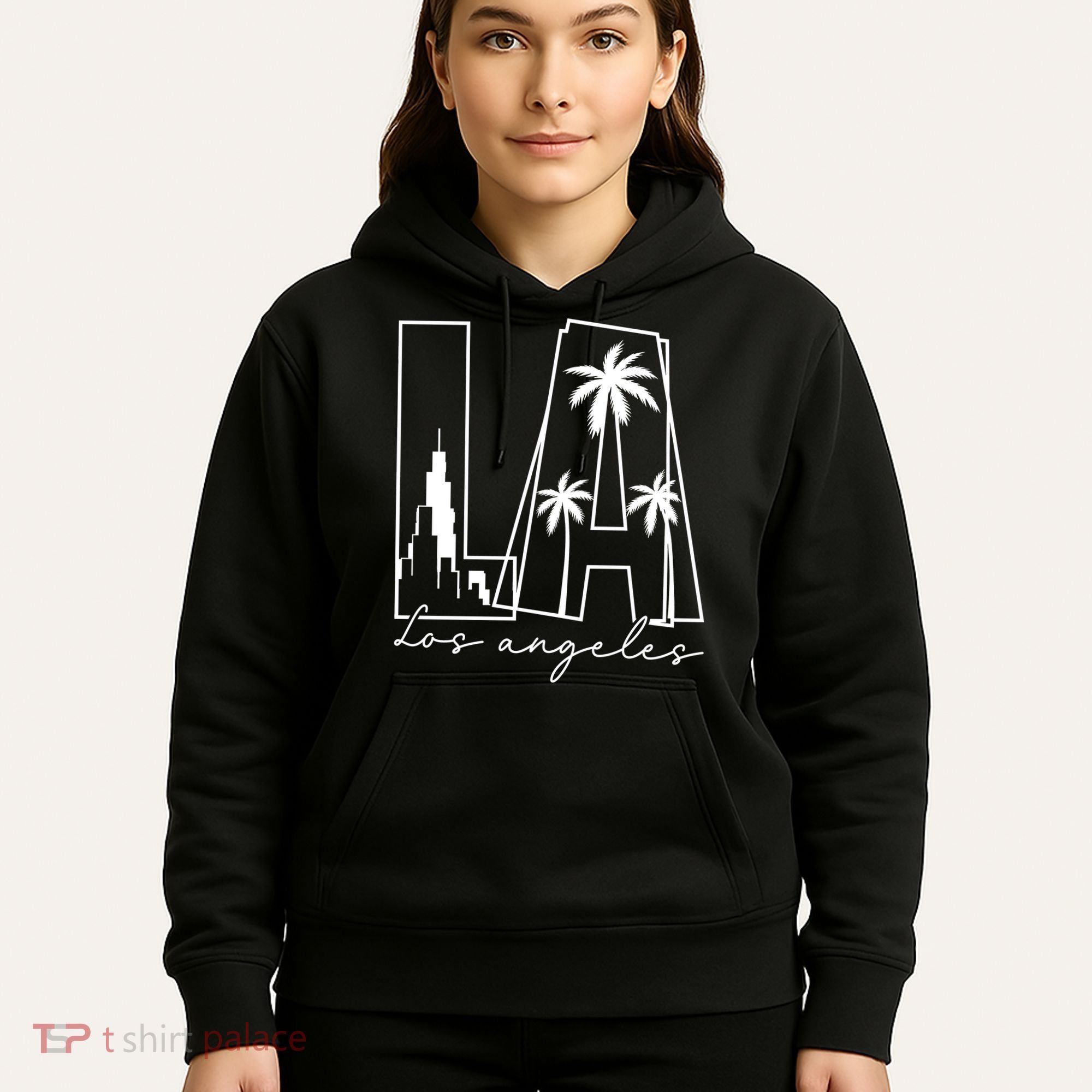 Classic LA Los Angeles Logo Hoodie