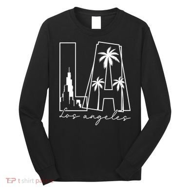 Classic LA Los Angeles Logo Long Sleeve Shirt