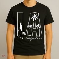 Classic LA Los Angeles Logo T-Shirt thumb 3