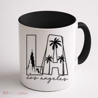 Classic LA Los Angeles Logo Coffee Mug thumb 1