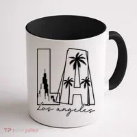 Classic LA Los Angeles Logo Coffee Mug thumb 1