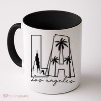 Classic LA Los Angeles Logo Coffee Mug thumb 0