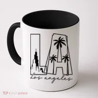 Classic LA Los Angeles Logo Coffee Mug thumb 0