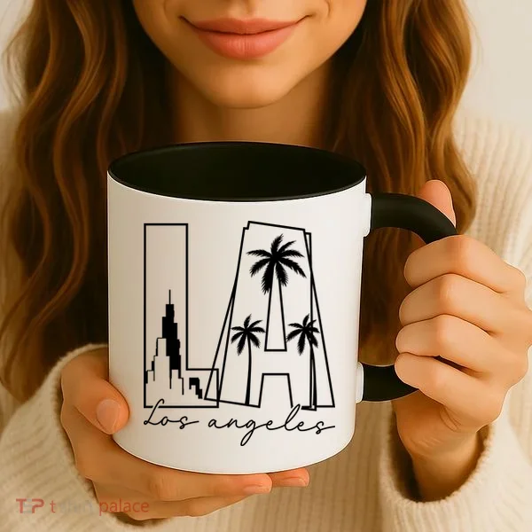 Classic LA Los Angeles Logo Coffee Mug