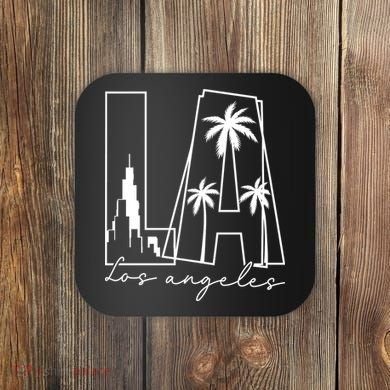 Classic LA Los Angeles Logo Coaster