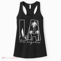 Classic LA Los Angeles Logo Women's Tank Top thumb 0