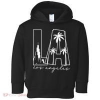 Classic LA Los Angeles Logo Toddler Hoodie thumb 0